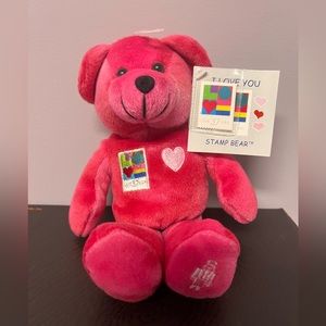 Rare NWT 2002 Bear LOVE Stamp NUTCRACKER Valentines